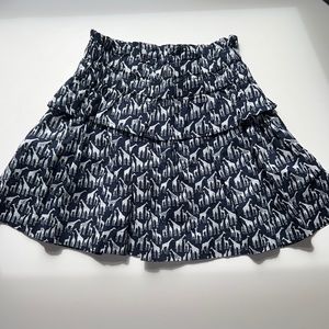 NWT Crewcuts Navy Giraffe Skirt